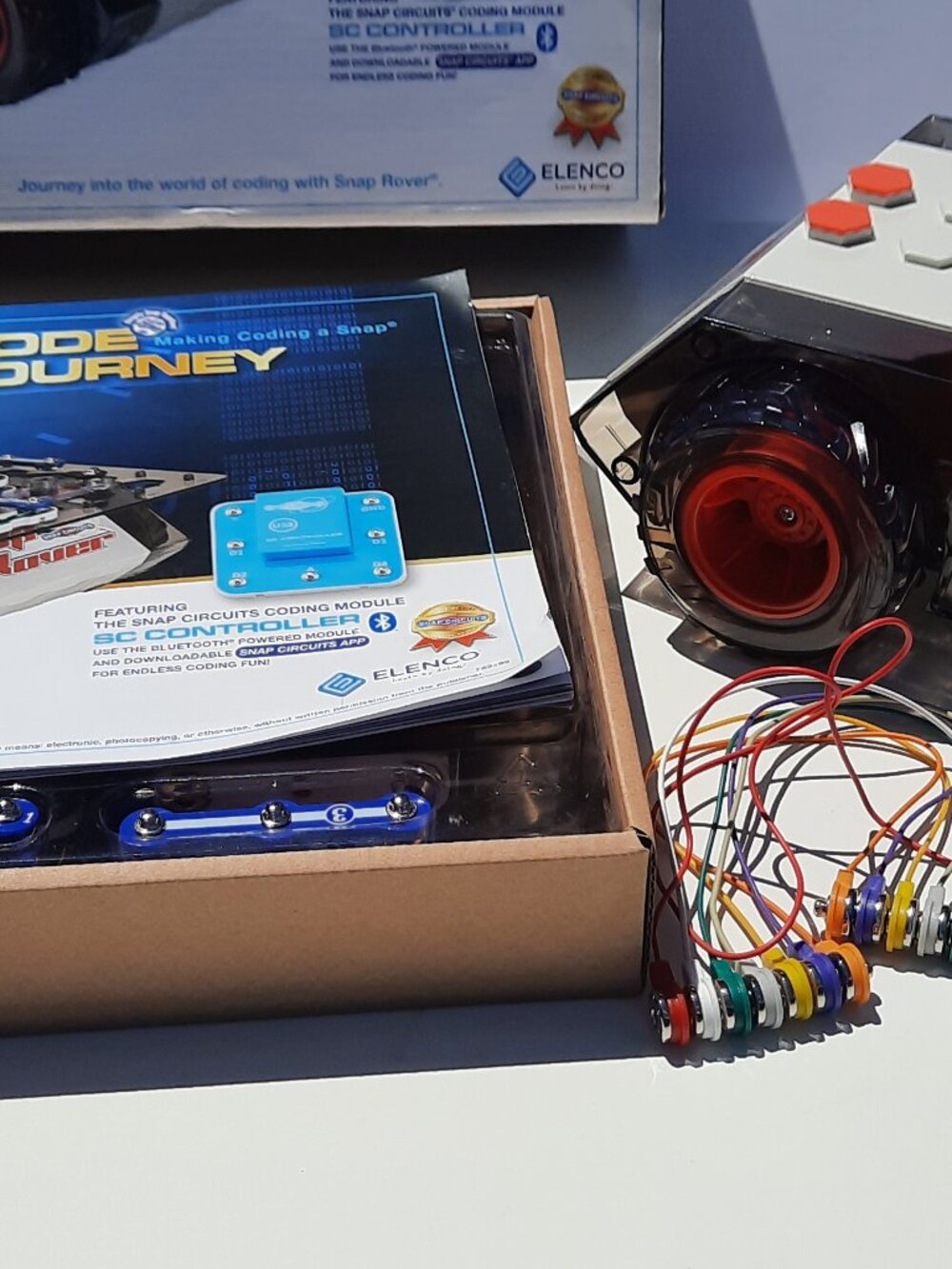 Snap Circuits Code Journey Electronics Educational Coding Kit with Snap Rover - Picture 6 of 8